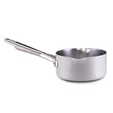 Anolon Chef Clad 1-Quart Open Saucepan with Pouring Spout