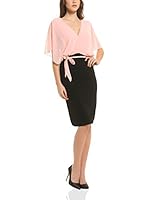 Romantik Paris Vestido Flaubert (Rosa / Negro)