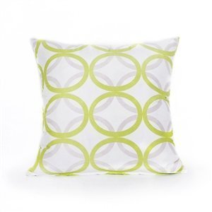16 X 16 Apple Green Ring Throw Pillow Cover O Deals