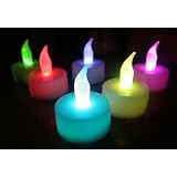 Color Changing Everlasting Tealights with 7 Rainbow Colors- Six Tealights