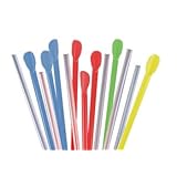 Snow Cone Spoon Straws - 200 count - Unwrapped - Mixed Colors