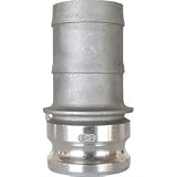 1 Aluminum Camlock Fitting - Male Barb X Male Coupler Thread
