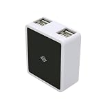 PLANEX �}���[�d(4�|�[�g���v2000mA)USB AC�A�_�v�^ �u���b�N PL-QUCHG03-B (iPod/iPad/iPhone5/4s/4/3GS/3G/Xperia/�E�H�[�N�}��/Xperia/Galaxy/au/docomo...