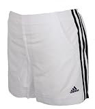Adidas Women's Striped Tobago Short-White/Dark Navy