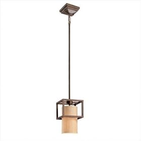 Chikara Mini Pendant in Bronze Florentine by Thomas Lighting