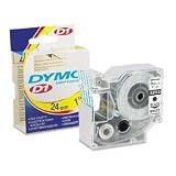 53713 1in X 23ft White/black Printing D1 Tape Cartridge