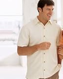 Devon & Jones mens short sleeve isla camp shirt(D670)