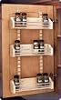 Rev-A-Shelf 4ASR-18 Adjustable Door Mount Spice Rack - Wood/Wire
