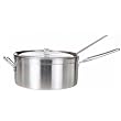 Cajun Cookware 12-Inch Aluminum Fry Pot with Basket