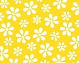 SheetWorld Fitted Pack N Play (Graco Square Playard) Sheet - Primary Yellow Floral Woven - Made In USA