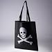 Huge Pirate Trick or Treat Skull & Crossbones Bag