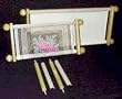 Frank A Edmunds 8" x 20" Handi Clamp Cross Stitch Needlework Scroll Frame