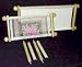 Frank A Edmunds 8" x 20" Handi Clamp Cross Stitch Needlework Scroll Frame