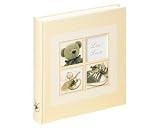 Walther UK-174 Babyalbum Sweet Things mit Ausstanzung f&uuml;r pers&ouml;nlichen Namen, 60 wei&szlig;e Seiten, 4 Seiten illustrierter Vorspann, 28 x 30,5 cm creme