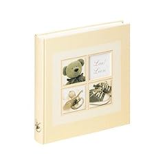 Walther UK-174 Babyalbum Sweet Things mit Ausstanzung f�r pers�nlichen Namen, 60 wei�e Seiten, 4 Seiten illustrierter Vorspann, 28 x 30,5 cm creme