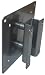 Slim Flush & Tilt LCD TV Monitor Wall Bracket Mount in Silver by Cable Mountain  from Cable Mountain