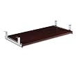 Alera Seville Veneer Keyboard and Mouse Shelf, 30 x 14, Charcoal/Cherry