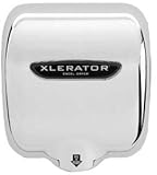 XLERATOR XL-SB Automatic High Speed Hand Dryer with Brushed Stainless Steel Cover and 1.1 Noise Reduction Nozzle, 12.5 A, 110/120 V