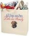 All Dogs Are Pets Chocolate Lab Dog Breed ToteBag
