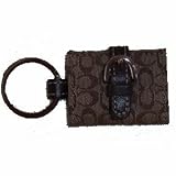 Women's Coach Key Chain Signature Picture Holder Brown