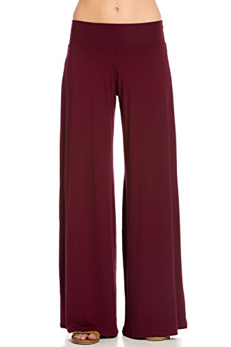 Frumos Womens Comfy Chic Modal Palazzo Pants