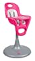 Boon Flair Pedestal High Chair with Pneumatic Lift, Pink/White