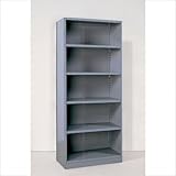 Industrial Clip Closed Shelving: Angle Post Units with 6 Shelves; Adder Unit Dimensions (W x D): 48