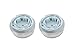 Sonimart Compatible Replacement Facial Cleansing Brush Heads (2-Pack), designed for Delicate Skin fits Mia, Mia2, Mia3 (Aria), SMART Profile, Alpha Fit, Pro, Plus and Radiance Cleansing Systems