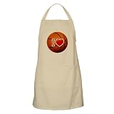 Apron Khaki I Love Basketball