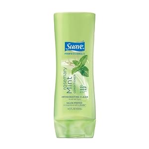 Suave Professionals Conditioner, Rosemary Mint for All Hair Types, 14.5-ounce Bottles (Pack of 6)