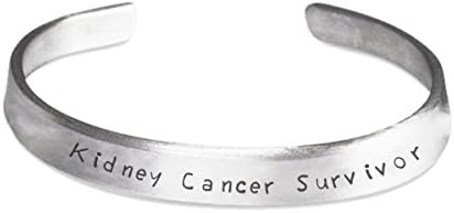 Kidney Cancer Awareness Bracelets Cuff Bracelets for Girls Silver Mom Men Women Survivor Gifts Funny Products Bracelet Mother Dad Ribbon Jewelry Cuffs