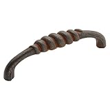 Hickory Hardware P2023-RI 96mm Manchester  Cabinet Pull, Rustic Iron