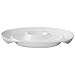 Earthenware 3-Section Tray - White