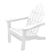 Prairie Leisure Aspen Adirondack Chair in a Rainbow of Colors Satin White - 11-004