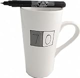 Review Dreamair  / Signed and Sealed 70th Birthday Gift Mug(Sq)