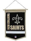 New Orleans Saints Wool 12x18 Mini Banner