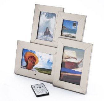 Umbra Digilicious 7-Inch Digital Frame, Nickel