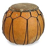 NOVICA Calabash drum, 'Delight'