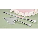 Reflective Heart Serving Set