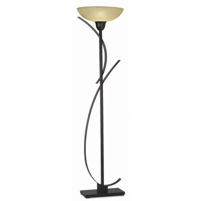 Kathy Ireland Bronze Orbit And Glass Torchiere Floor Lamp