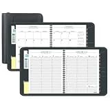 At-A-Glance 70-LX81-05 Executive Weekly/Monthly Planner, with Calculator, Leather, Black