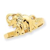 14k Polished Elephant Ring