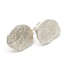 Silver Melt Earrings By Disa Allsopp