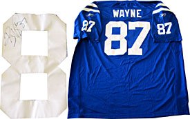 Reggie Wayne Autographed / Signed Indianapolis Colts Authentic Jersey