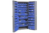 Bin Cabinet Assembled With 40 Interior & 96 Door Bins