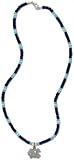 North Carolina Tar Heels Mens Wood Bead Necklace