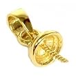 Pearl Pendant Cup Caps Setting Parts 14K Gold