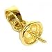 Pearl Pendant Cup Caps Setting Parts 14K Gold