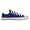 Converse Mens All Star Ox Navy Blue Shoe Trainers, 11
