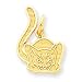persian5 - 14k Persian Cat Charm
